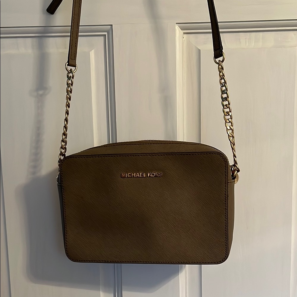 Michael Kors Tan Crossbody Bag
